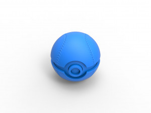 Baseball style orb 3Dプリントモデル