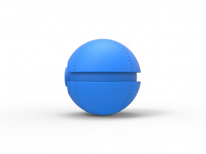 Baseball style orb 3Dプリントモデル