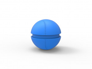 Baseball style orb 3Dプリントモデル