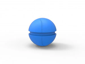 Bola gaya bisbol Model Cetak 3D