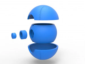 Bola gaya bisbol Model Cetak 3D