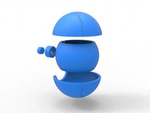 Bola gaya bisbol Model Cetak 3D