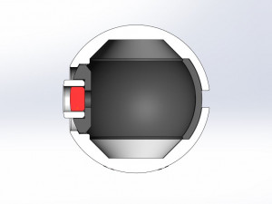 Baseball style orb 3Dプリントモデル