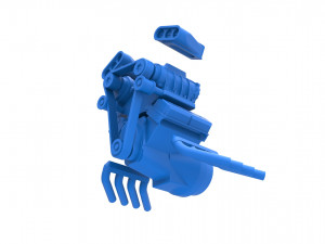 Engine V8 with double supercharger Version 3 Scale 1 to 25 Modèles 3D en vedette