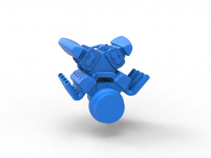 Engine V8 with double supercharger Version 4 Scale 1 to 25 3D Print Model
