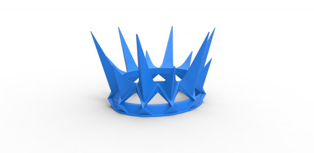 Crown 3Dプリントモデル .c4d .max .obj .3ds .fbx .stl .blend 