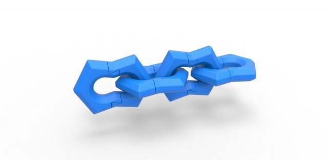 Cosplay Chain 3 Model Cetak 3D .c4d .max .obj .3ds .fbx .stl .blend 