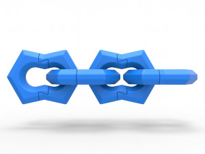 Cosplay Chain 3 Model Cetak 3D