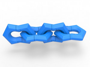 Cosplay Chain 3 Model Cetak 3D