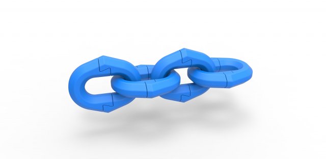 Cosplay Chain 7 3D Print Model .c4d .max .obj .3ds .fbx .stl .blend 