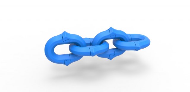 Cosplay Chain 8 3D Print Model .c4d .max .obj .3ds .fbx .stl .blend 