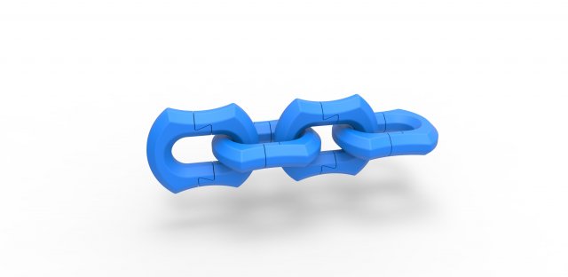 Cosplay Chain 11 3D Print Model .c4d .max .obj .3ds .fbx .stl .blend 