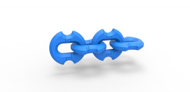 Cosplay Chain 12 Modelo de Impressão 3D .c4d .max .obj .3ds .fbx .stl .blend 