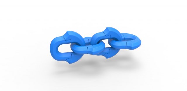 Cosplay Chain 14 3D Druckmodell .c4d .max .obj .3ds .fbx .stl .blend 