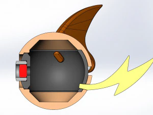 Raichu orb 3D Print Model