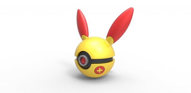 Plusle orb Modello di stampa 3D .c4d .max .obj .3ds .fbx .stl .blend 