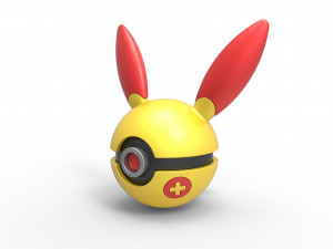 Plusle orb 3D 프린트 모델
