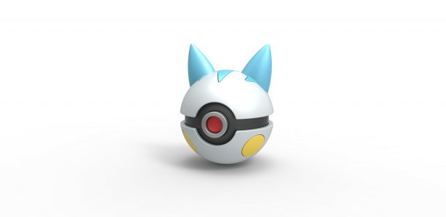 Pachirisu orb 3D Print Model .c4d .max .obj .3ds .fbx .stl .blend 