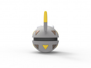 Togedemaru orb 3D 프린트 모델