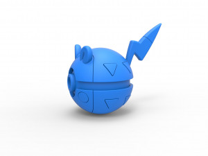 Togedemaru orb 3D 프린트 모델