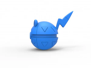 Togedemaru orb 3D Print Model