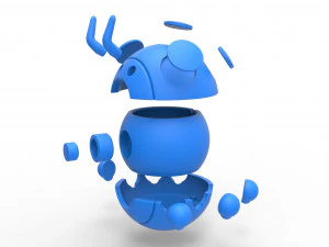 Sfera di Ledyba Modello di stampa 3D