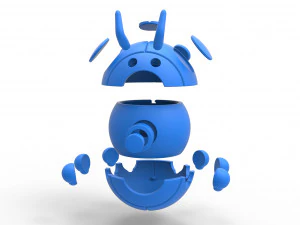 Sfera di Ledyba Modello di stampa 3D