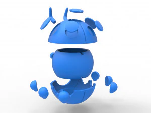 Sfera di Ledyba Modello di stampa 3D