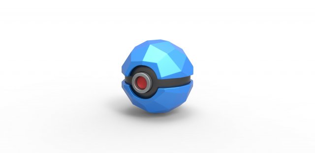 Polygonal shape orb 3D प्रिंट मॉडल .c4d .max .obj .3ds .fbx .stl .blend 