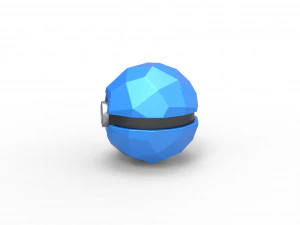 Polygonal shape orb 3D Print Model