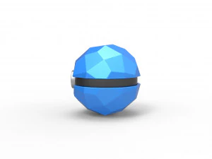Polygonal shape orb 3D Print Model