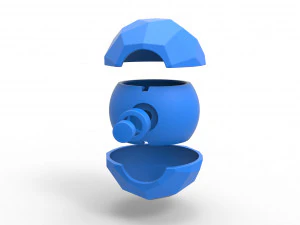 Polygonal shape orb 3D Print Model