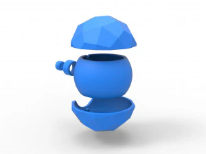 Polygonal shape orb 3D Print Model