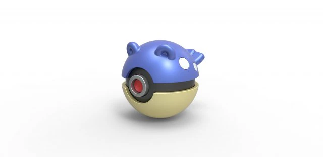 Spheal orb 3D Print Model .c4d .max .obj .3ds .fbx .stl .blend 