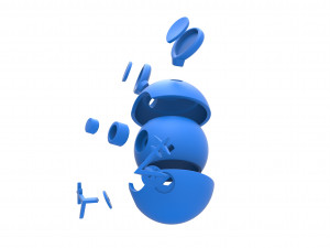 Dedenne orb 3D Baskı Modeli