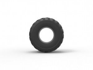 Monster Jam tire 15 Scale 1 to 25 Modelo de Impressão 3D