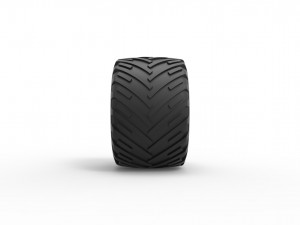 Monster Jam tire 16 Scale 1 to 25 Model do druku 3D