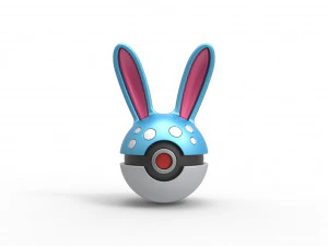 Sfera di Azumarill Modello di stampa 3D