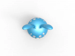 Sfera di Azumarill Modello di stampa 3D