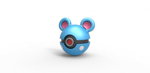 Azurill orb Modello di stampa 3D .c4d .max .obj .3ds .fbx .stl .blend 