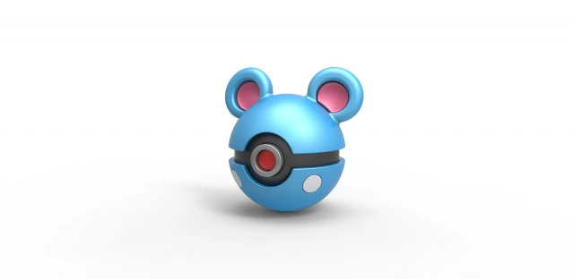 Azurill orb 3D Print Model .c4d .max .obj .3ds .fbx .stl .blend 