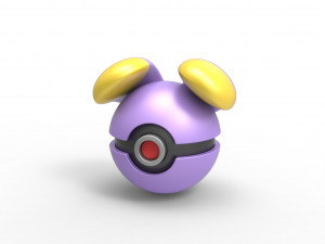 Whismur orb 3Dプリントモデル