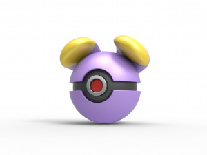 Whismur orb 3D 프린트 모델