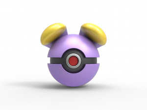 Whismur orb 3D 프린트 모델