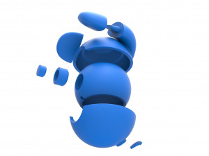 Whismur orb 3D 프린트 모델