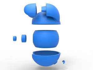 Whismur orb 3D 프린트 모델
