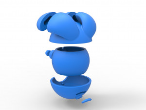 Whismur orb 3D 프린트 모델