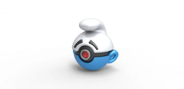 Smurf orb 3D Print Model .c4d .max .obj .3ds .fbx .stl .blend 
