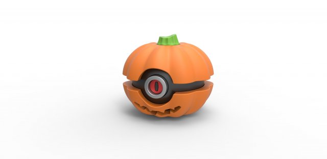 Halloween pumpkin orb 3D-Druckmodell .c4d .max .obj .3ds .fbx .stl .blend 