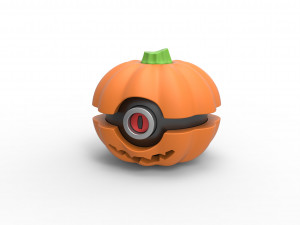 Halloween pumpkin orb 3D Print Model